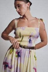 STRAPPY PRINTED MAXI